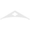 Ekena Millwork Pitch Turner Architectural Grade PVC Gable Pediment, 72"W x 21"H x 1"P (7/12) GPP072X021X100TUR - alternate 2